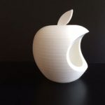 طرح سه بعدی سیب