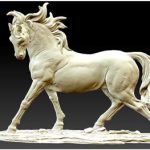 طرح سه بعدی مجسمه اسب