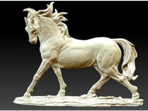 طرح سه بعدی مجسمه اسب