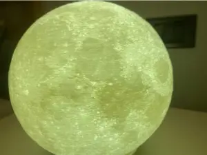 لامپ ماه نورانی پرینتر سه بعدی