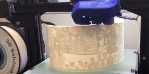 ساخت لیتوفین با پرینتر سه بعدی