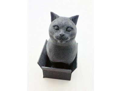 طرح سه بعدی گربه جعبه ای