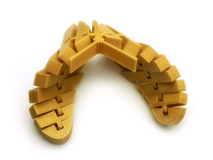 طرح سه بعدی پروانه انعطاف پذیر