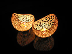 طرح سه بعدی جا شمعی