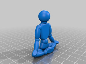 طرح سه بعدی مجسمه ورزشکار