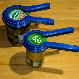 طرح سه بعدی درب باز کن