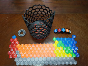 طرح سه بعدی جدول تناوبی