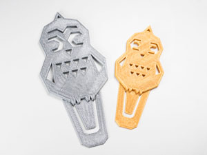 طرح سه بعدی گیره کتاب