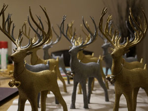 طرح سه بعدی گوزن کریسمس