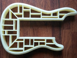 طرح سه بعدی گیتار