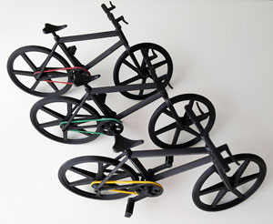 طرح سه بعدی دوچرخه