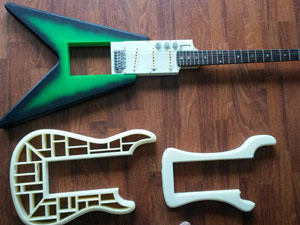 طرح سه بعدی گیتار