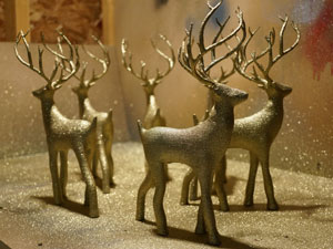 طرح سه بعدی گوزن کریسمس