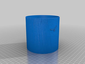 طرح سه بعدی آباژور جغد