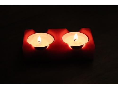 طرح سه بعدی شمعدان