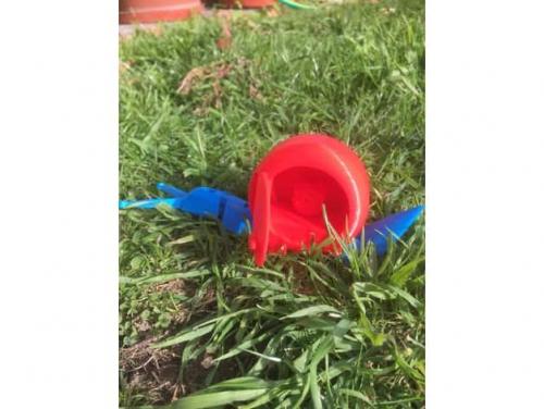 طرح سه بعدی حلزون