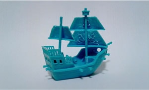 طرح سه بعدی کشتی