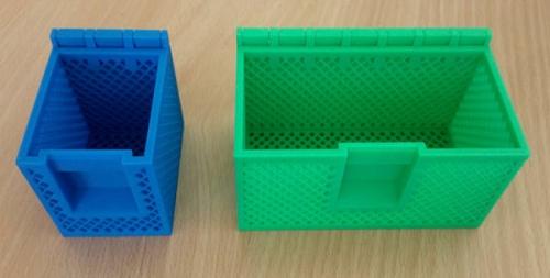 طرح سه بعدی جعبه