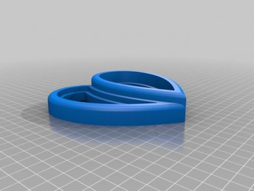 طرح سه بعدی جعبه جواهرات رز