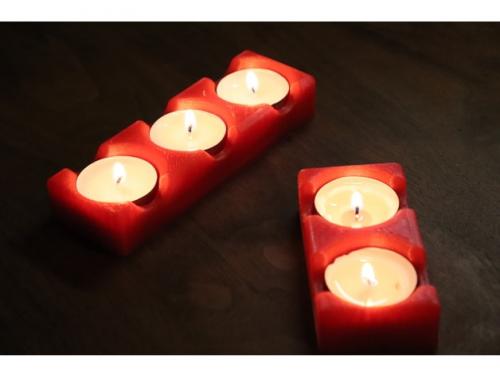 طرح سه بعدی شمعدان