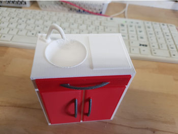 طرح سه بعدی کابینت 3