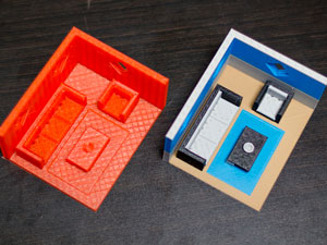 طرح سه بعدی اتاق 4