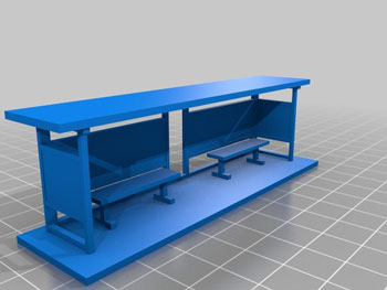 طرح سه بعدی ایستگاه اتوبوس 4