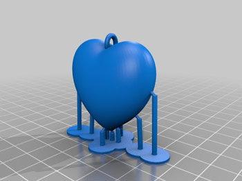 طرح سه بعدی قلب 2