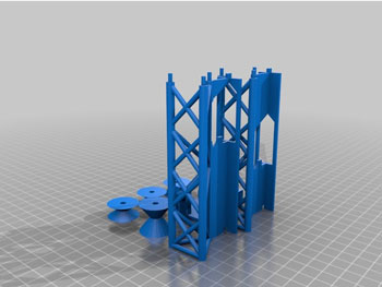 طرح سه بعدی جرثقیل 2