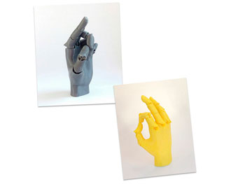 طرح سه بعدی دست