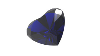 طرح سه بعدی قلب الماسی 2