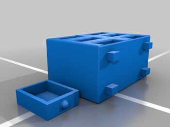 طرح سه بعدی تخت 4