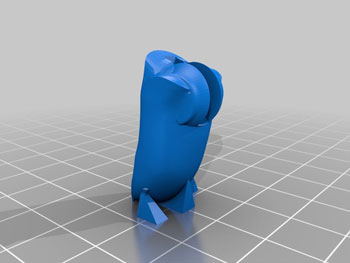 طرح سه بعدی دست