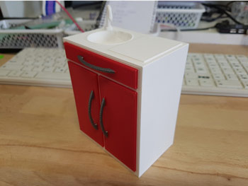 طرح سه بعدی کابینت 2