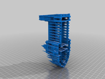 طرح سه بعدی ساختمان 2