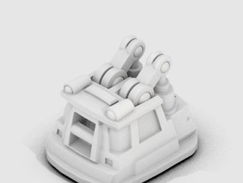 طرح سه بعدی جرثقیل کوچک 4