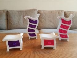 طرح سه بعدی دراور تک کشو